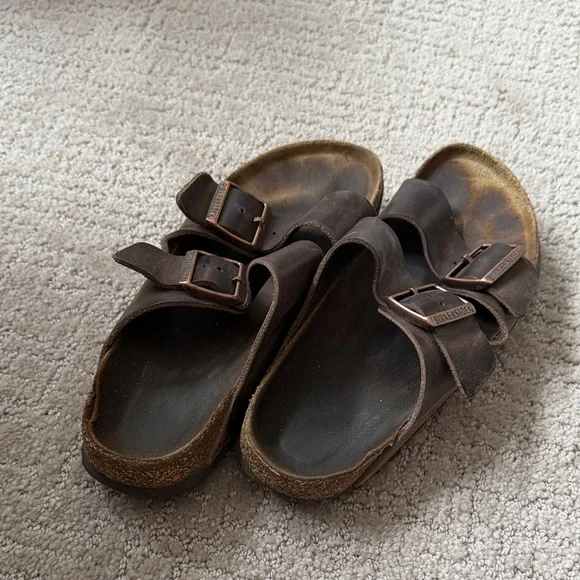 Birkenstock Arizona Dark Brown Sandals - 37 - Picture 5 of 5